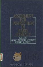 ASSESSMENT FOR INSTRUCTION IN EARLY LITERACY   1990  PDF电子版封面  0130504289   