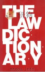 THE LAW DICTIONARY   1986  PDF电子版封面  0684183854   