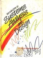 INTRODUCTION TO SYSTEMS ANALYSIS AND DESIGN   1988  PDF电子版封面  0134845844   