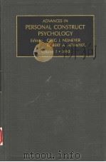 ADVANCES IN PERSONAL CONSTRUCT PSYCHOLOGY  VOLUME 1（1990 PDF版）