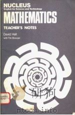 MATHEMATICS  TEACHER'S NOTES     PDF电子版封面    DAVID HALL 