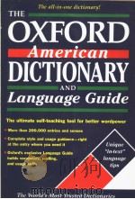 THE OXFORD AMERICAN DICTIONARY AND LANGUAGE GUIDE   1999  PDF电子版封面  0195134494   