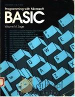 PROGRAMMING WITH MICROSOFT BASIC  SECOND EDITION（1991 PDF版）