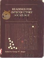 READINGS FOR INTRODUCTORY SOCIOLOGY（1985 PDF版）