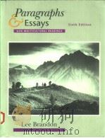 PARAGRAPHS AND ESSAYS  WITH MULTICULTURAL READINGS  SIXTH EDITION   1994年  PDF电子版封面    LEE BRANDON 