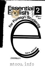 ESSENTIAL ENGLISH FOR FOREIGN STUAENTS BOOK TWO（1971 PDF版）