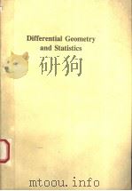 DIFFERENTIAL GEOMETRY AND STATISTICS（1993 PDF版）