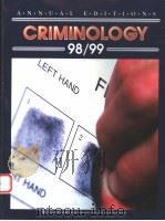 CRIMINOLOGY 98/99  SECOND EDITION（1998年 PDF版）