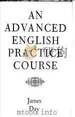 AN ADVANCED ENGLISH PRACTICE COURSE（1968年 PDF版）