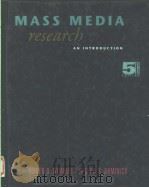 MASS MEDIA RESEARCH  AN INTRODUCTION   1997  PDF电子版封面  0534244742  ROGER D.WIMMER  JOSEPH R.DOMIN 