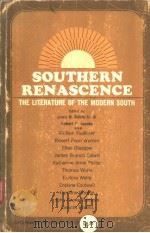 SOUTHERN RENASCENCE  THE LITERATURE OF THE MODERN SOUTH（1953年 PDF版）
