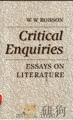 CRITICAL ENQUIRIES（1993 PDF版）