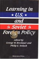 LEARNING IN U.S. AND SOVIET FOREIGN POLICY（1991 PDF版）