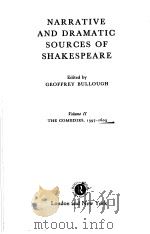 NARRATIVE AND DRAMATIC SOURCES OF SHAKESPEARE  VOLUME II（1958 PDF版）