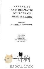 NARRATIVE AND DRAMATIC SOURCES OF SHAKESPEARE  VOLUME VIII   1975  PDF电子版封面  0415163463   