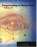 PROGRAMMING IN VISUAL BASIC VERSION 4.0     PDF电子版封面  0697202739  JULIA CASE BRADLEY  ANITA C.MI 