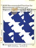 IEEE RECOMMENDED PRACTIVES FOR MEASUREMENT OF ELECTRIC AND MAGNETIC FIELDS FROM AC POWER LINES     PDF电子版封面     
