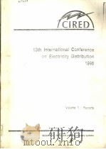 13TH INTERNATIONAL CONFERENCE ON ELECTRICITY DISTRIBUTION  1995  6     PDF电子版封面     