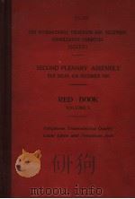 SECOND PLENARY ASSEMBLY NEW DELHI，8-16 DECEMBER 1960 RED BOOK  VOLUME 4     PDF电子版封面     