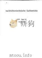 NACHRICHTENTECHNISCHE FACHBERICHTE     PDF电子版封面     