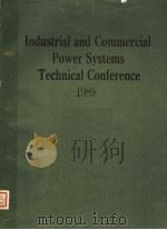 INDUSTRIAL AND COMMERCIAL POWER SYSTEMS TECHNICAL CONFERENCE 1989     PDF电子版封面     