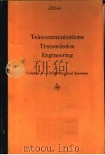 TELECOMMUNICATIONS TRANSMISSION ENGINEERING  VOLUME 3     PDF电子版封面     