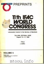 11TH IFAC WORLD CONGRESS  VOLUME 5     PDF电子版封面    V.UTKIN  O.JAAKSOO 