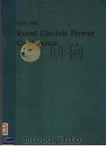 IEEE 1983 RURAL ELECTRIC POWER CONFERENCE     PDF电子版封面     