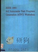 IEEE 1983 3RD AUTOMATIC TEST PROGRAM GENERATION(ATPG) WORKSHOP（ PDF版）