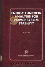 ENERGY FUNCTION ANALYSIS FOR POWER SYSTEM STABILITY（ PDF版）