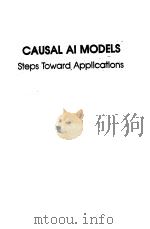 CAUSAL AI MODELS STEPS TOWARD APPLICATIONS     PDF电子版封面  1560320486  WERNER HORN 