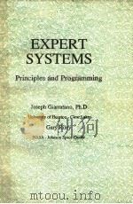 EXPERT SYSTEMS PRINCIPLES AND PROGRAMMING     PDF电子版封面  0878353356   