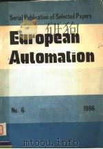SERIAL PUBLICATION OF SELECTED PAPERS EUROPEAN AULOMATION  NO.6     PDF电子版封面     