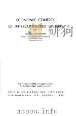ECONOMIC CONTROL OF INTERCONNECTED SYSTEMS（ PDF版）