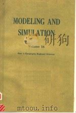 MODELING AND SIMULATION VOLUME 16  PART 1     PDF电子版封面  0876648847  ROBERT HANHAM  WILLIAM G.VOGT 