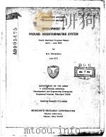 DEVELOPMENT OF PACKAGE DECONTAMINATING SYSTEM FOURTH QUARTERLY PROGRESS REPORT APRIL-JUNE 1972     PDF电子版封面    G.A.RICHARDSON 