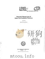 ULTRASONIC MEASUREMENT OF MOTOR CASE INSULATION THICKNESS（ PDF版）