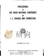 PROCEEDINGS OF THE THIRD NATIONAL CONFERENCE ON I.C.ENGINES AND COMBUSTION（ PDF版）
