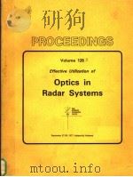PROCEEDINGS  VOLUME 128 OPTICS IN RADAR SYSTEMS（ PDF版）