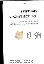 SYSTEMS ARCHITECTURE:PROCEEDINGS OF THE SIXTH ACM EUROPEAN REGIONAL CONFERENCE（ PDF版）