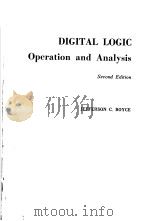 DIGITAL LOGIC OPERATION AND ANALYSIS SECOND EDITION（ PDF版）