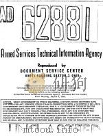 AD 62281 ARMED SERVICES TECHNICAL INFORMATION AGENCY     PDF电子版封面     