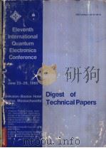 ELEVENTH INTERNATIONAL QUANTUM ELECTRONICS CONFERENCE DIGEST OF TECHNICAL PAPERS（ PDF版）