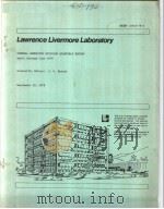 LAWRENCE LIVERMORE LABORATORY GENERAL CHEMISTRY DIVISION QUARTERLY REPORT APRIL THROUGH JUNE 1978     PDF电子版封面    J.E.HARRAR 