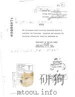 THE GOVERNMENT-OWNED INVENTION DESCRIBED HEREIN IS AVAILABLE FOR LICESING.INQUIRIES AND REQUESTS FOR     PDF电子版封面     