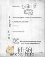 SYNTHESIS OF ENERGETIC MATERIALS AT HIGH PRESSURES     PDF电子版封面    WILLIAM M.KOPPES  HORST G.ADOL 