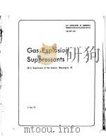 GAS EXPLOSION SUPPRESSANTS     PDF电子版封面     