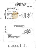 MISERS BLUFF PRELIMINARY RESULTS REPORT VOLUME 1 PHASE 1（ PDF版）
