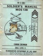 SOLDIER'S MANUAL MOS 13B（ PDF版）