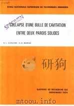 COLLAPSE D'UNE BULLE DE CAVITATION ENTRE DEUX PAROIS SOLIDES（ PDF版）